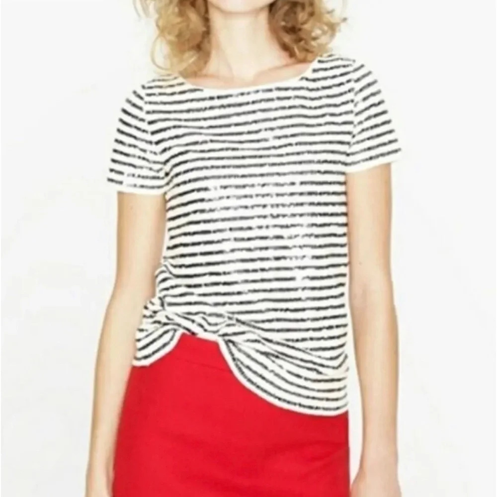 •J Crew• Boxy Sequin Top, NWT, Magenta/Navy, Medium